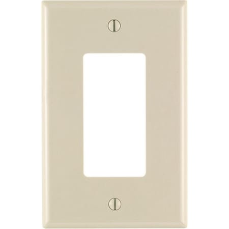 Ezgeneration 1 Gang Light Almond Decora GFCI Midway Wall Plate EZ149549
